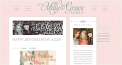 Desktop Screenshot of millyandgracegirls.com