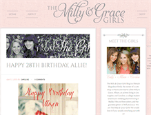 Tablet Screenshot of millyandgracegirls.com